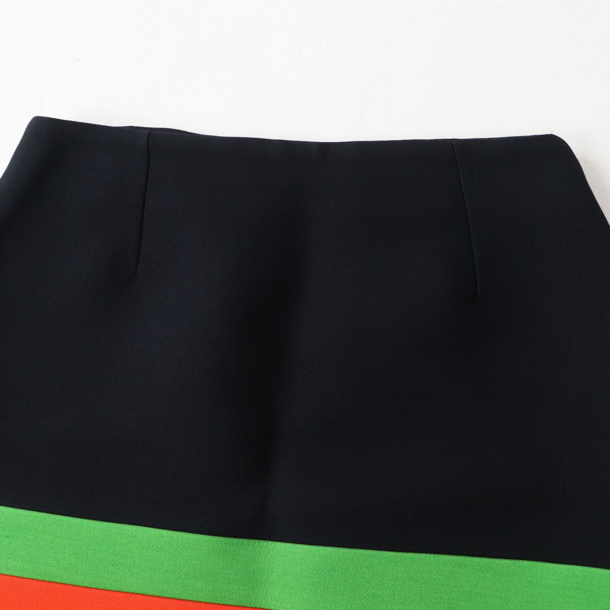 Dior Christian Skirt Outer: % Wool, Outer: % Black Green Travel Bag