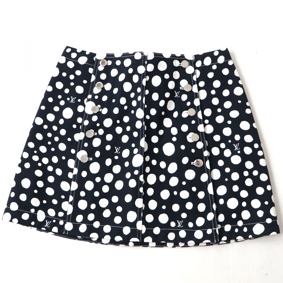 Louis Vuitton ty dot 38 Cotton White Navy Apparel