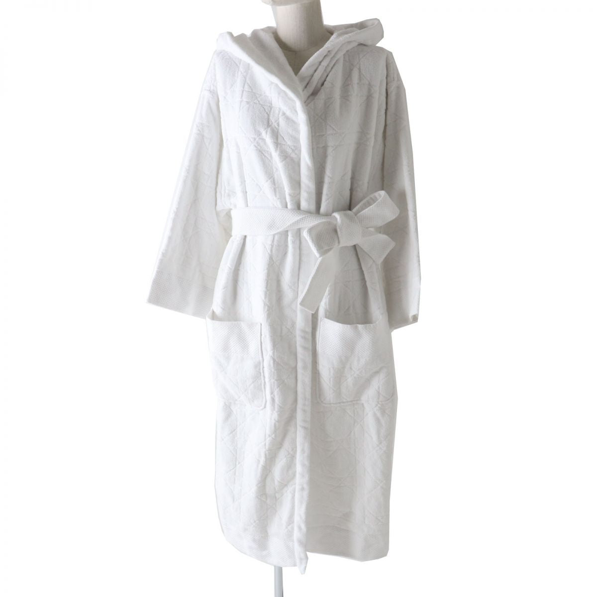Dior Christian Bathrobe Main: % Cotton Women Handbag White Travel Bag