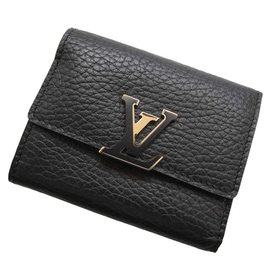 Louis Vuitton Portefeuille Capucine NoirM68587 Taurillon Hat 2