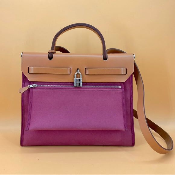 Hermes Luxury Herbag Cloth Bag Travel Bag