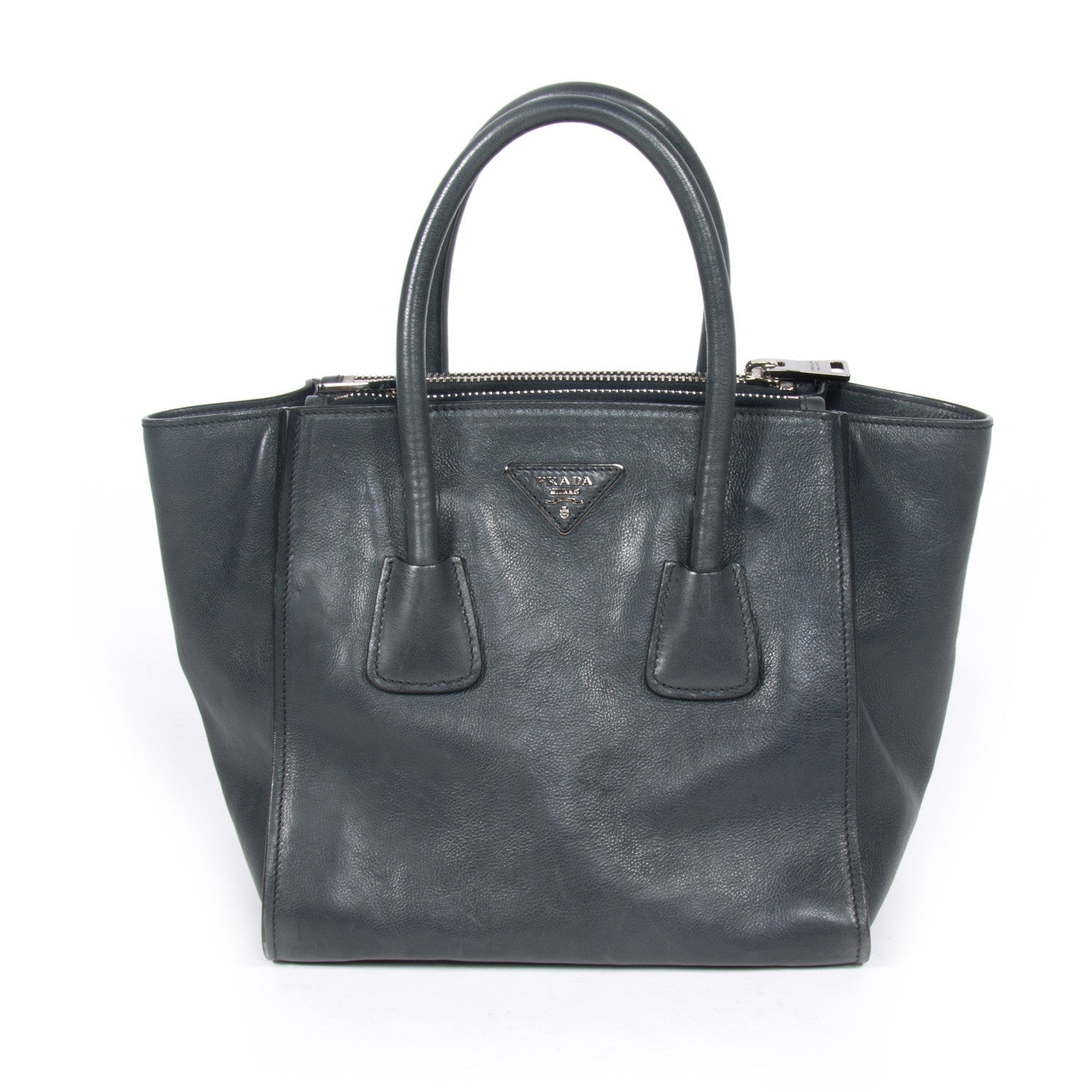 Prada Glace Calf Twin Tote Tote Bag