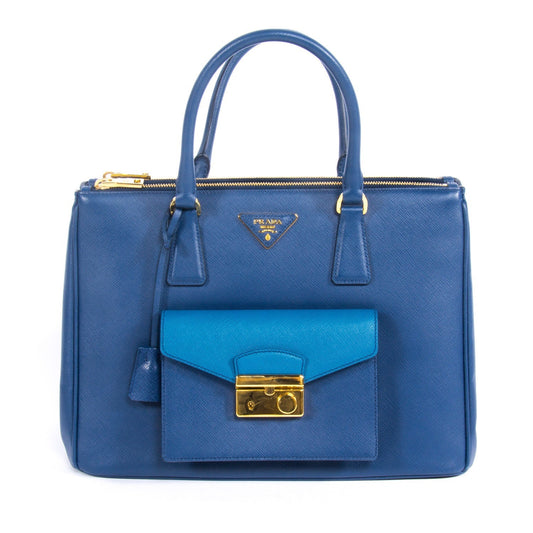 Prada Lux Tote Cargo Saffiano Tote Bag