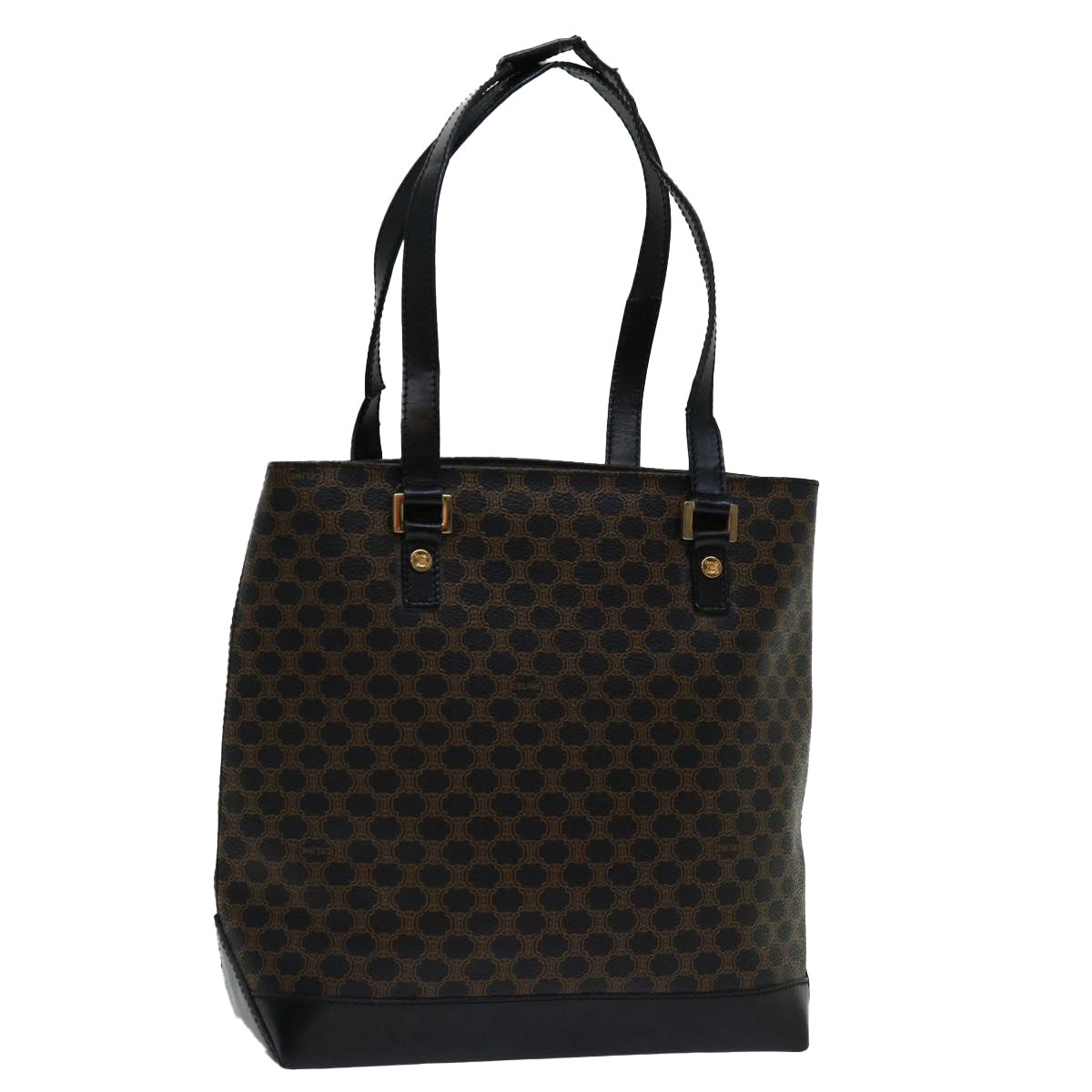 Luxury Macadam Tote Bag Pvc Mr Canvas Black