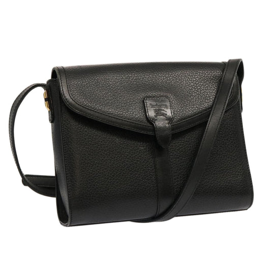 Burberry Luxury ss Shoulder Bag Auth Mr101 Leather Black