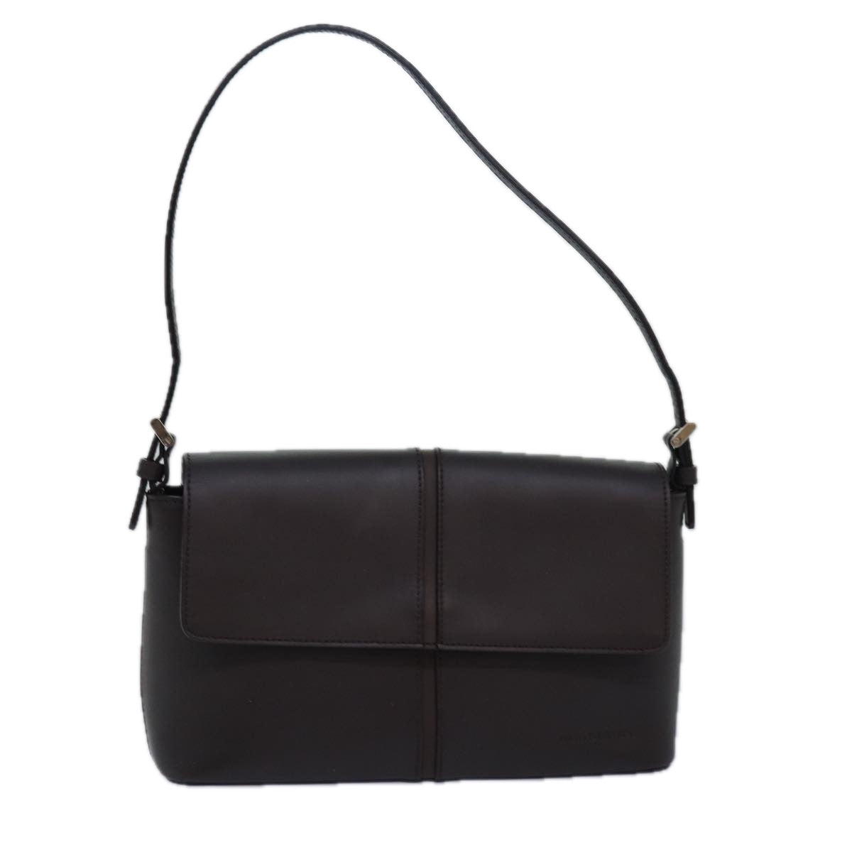 Burberry Luxury Shoulder Bag Auth Mr277 Leather Brown