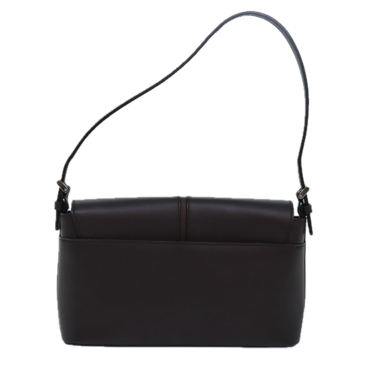 Burberry Luxury Shoulder Bag Auth Mr277 Leather Brown