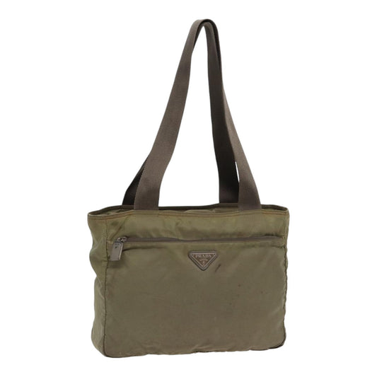 Prada Tote Bag Khaki Auth Nylon Khaki Auth Mr430