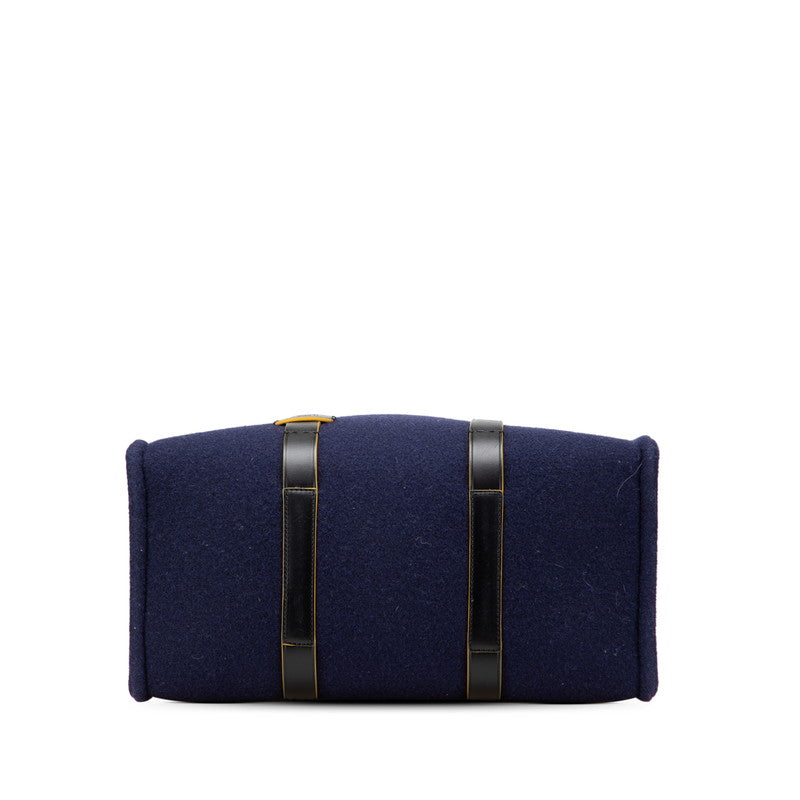 Fendi 7Va390 Wool Tote Bag Leather