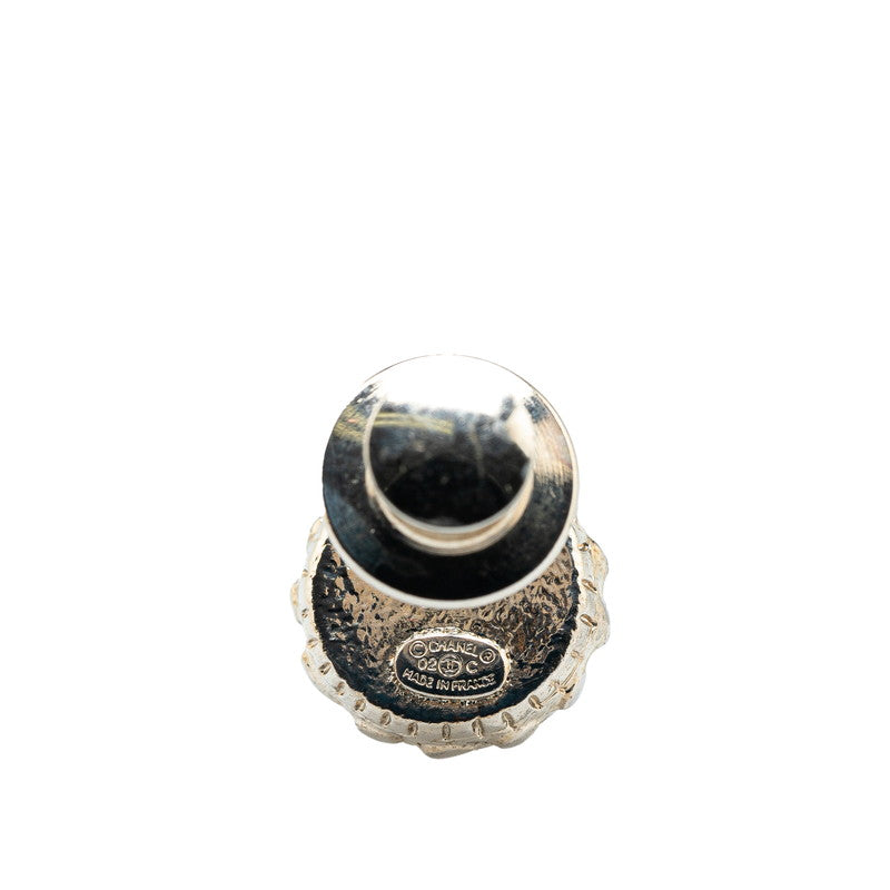Chanel Metal Coco Mark Rhinestone Tie Pin Bag