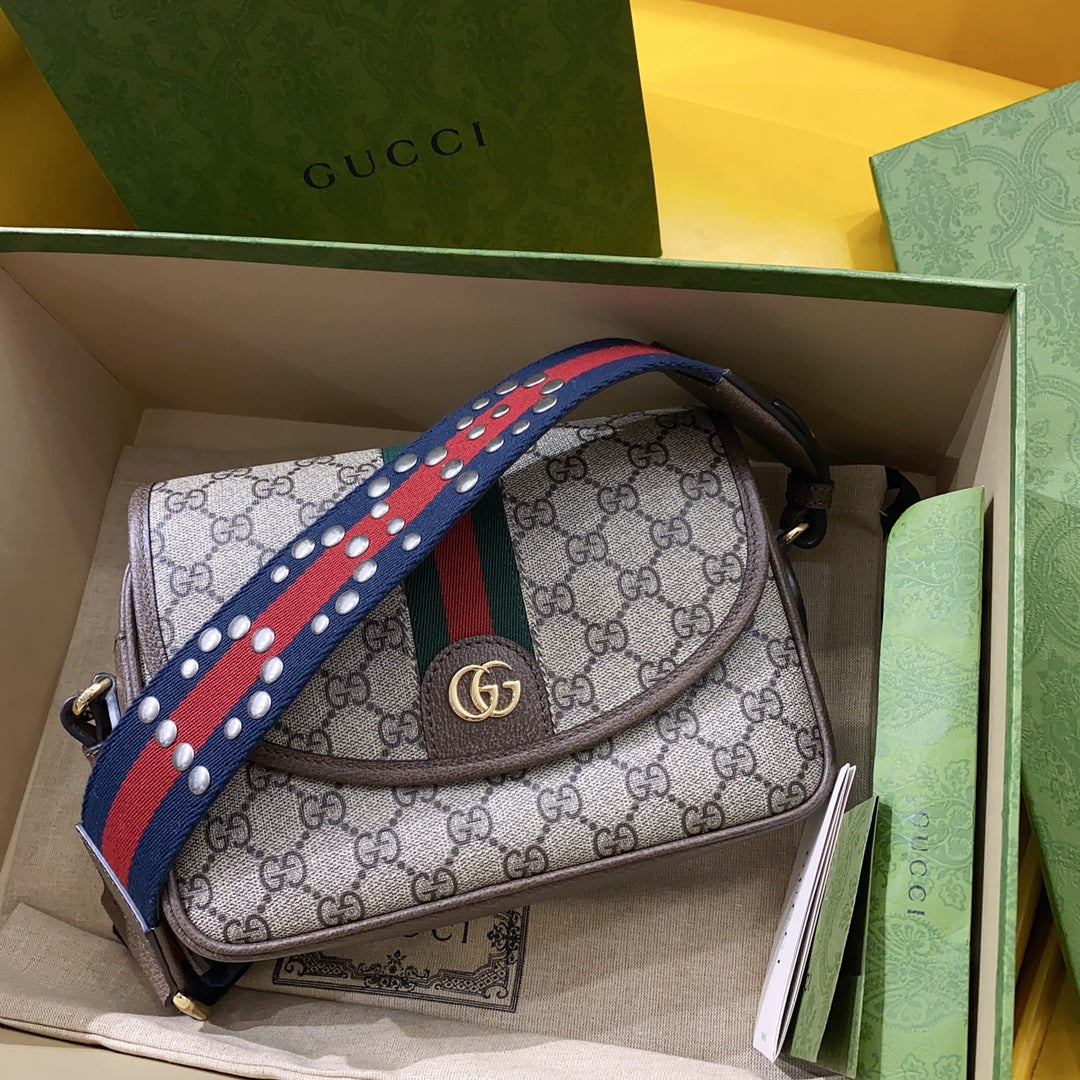 gg Ophidia gg , ’s Beige Small Shoulder Bag F X3