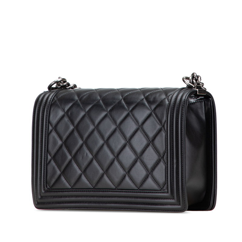 Chanel Boy Matelasse Lambskin Shoulder Bag