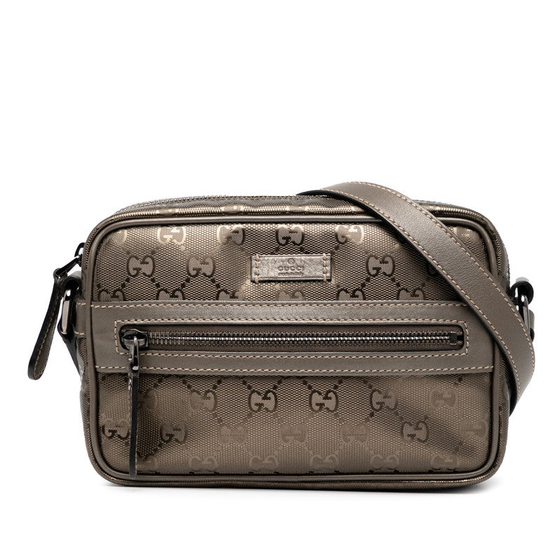 Gucci Imprime Shoulder Bag Leather Nylon