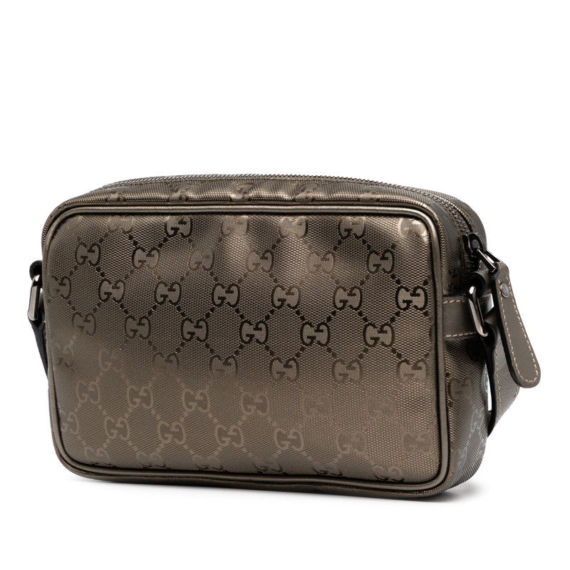 Gucci Imprime Shoulder Bag Leather Nylon