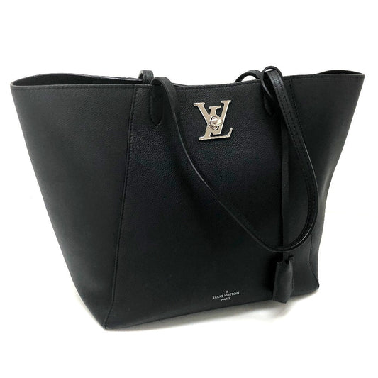 Louis Vuitton M42291 Noir rock Me Hippo Leather Shoulder Bag