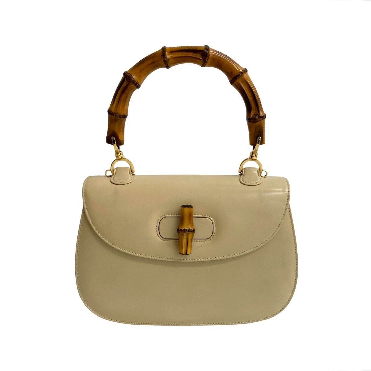 Gucci Bamboo Handbag Leather Travel Bag Handbag 22