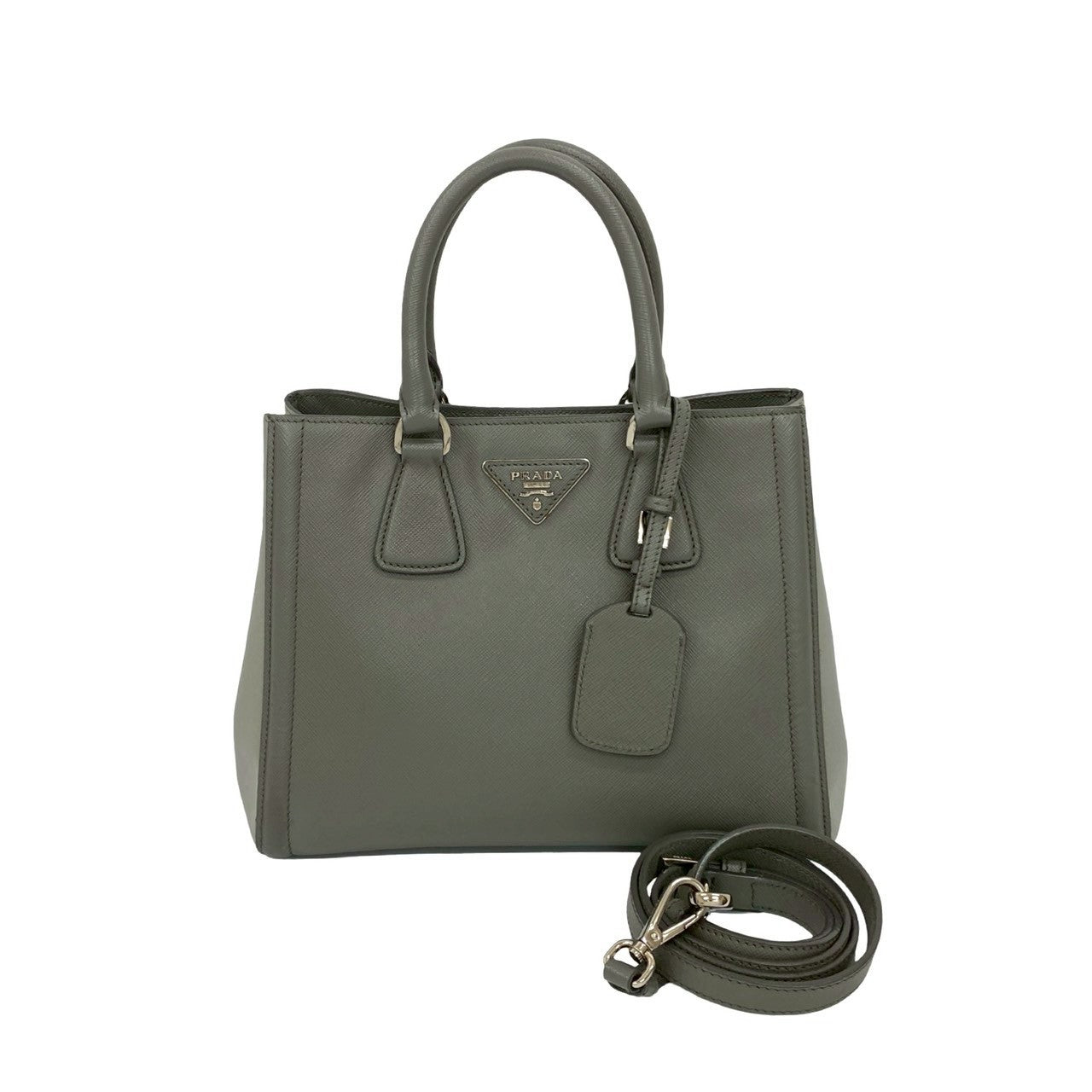 Prada 2Way Handbag Saffiano Travel Bag 2Way Handbag 3