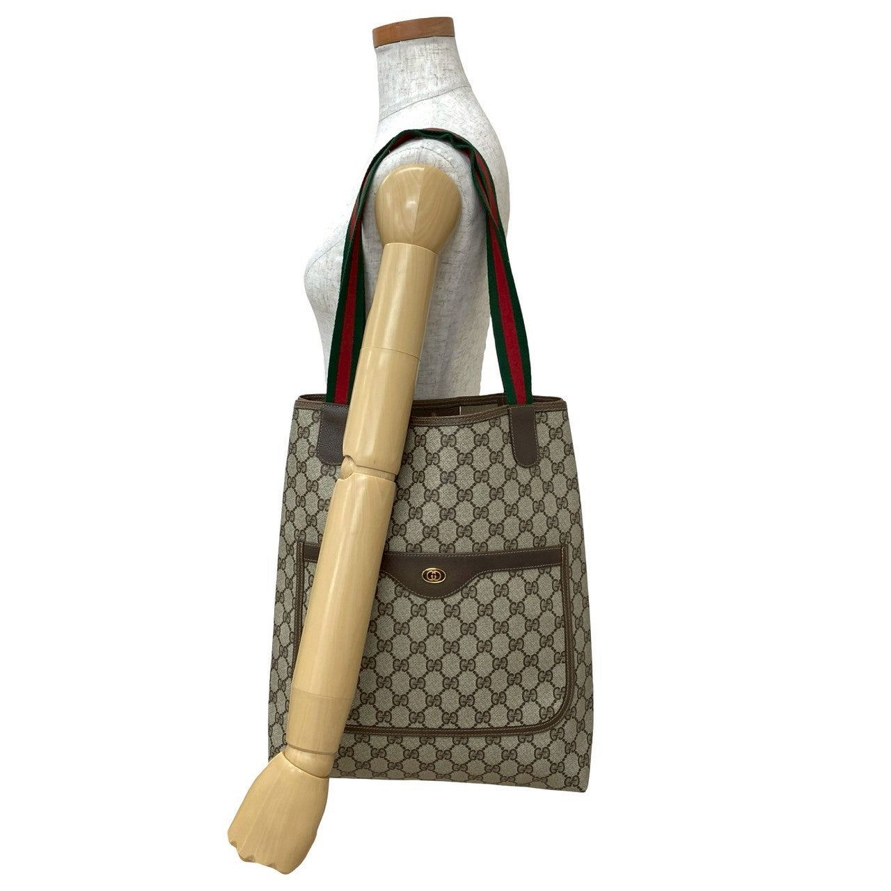 Gucci Old Pvc 2Way Tote Bag Logo
