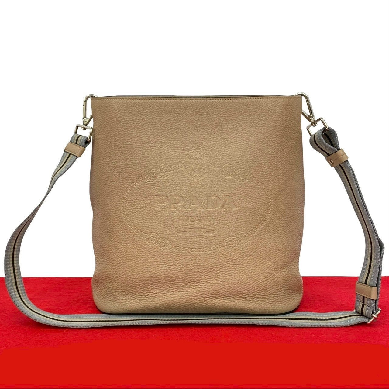 Prada Phenix Shoulder Bag Leather Vitello