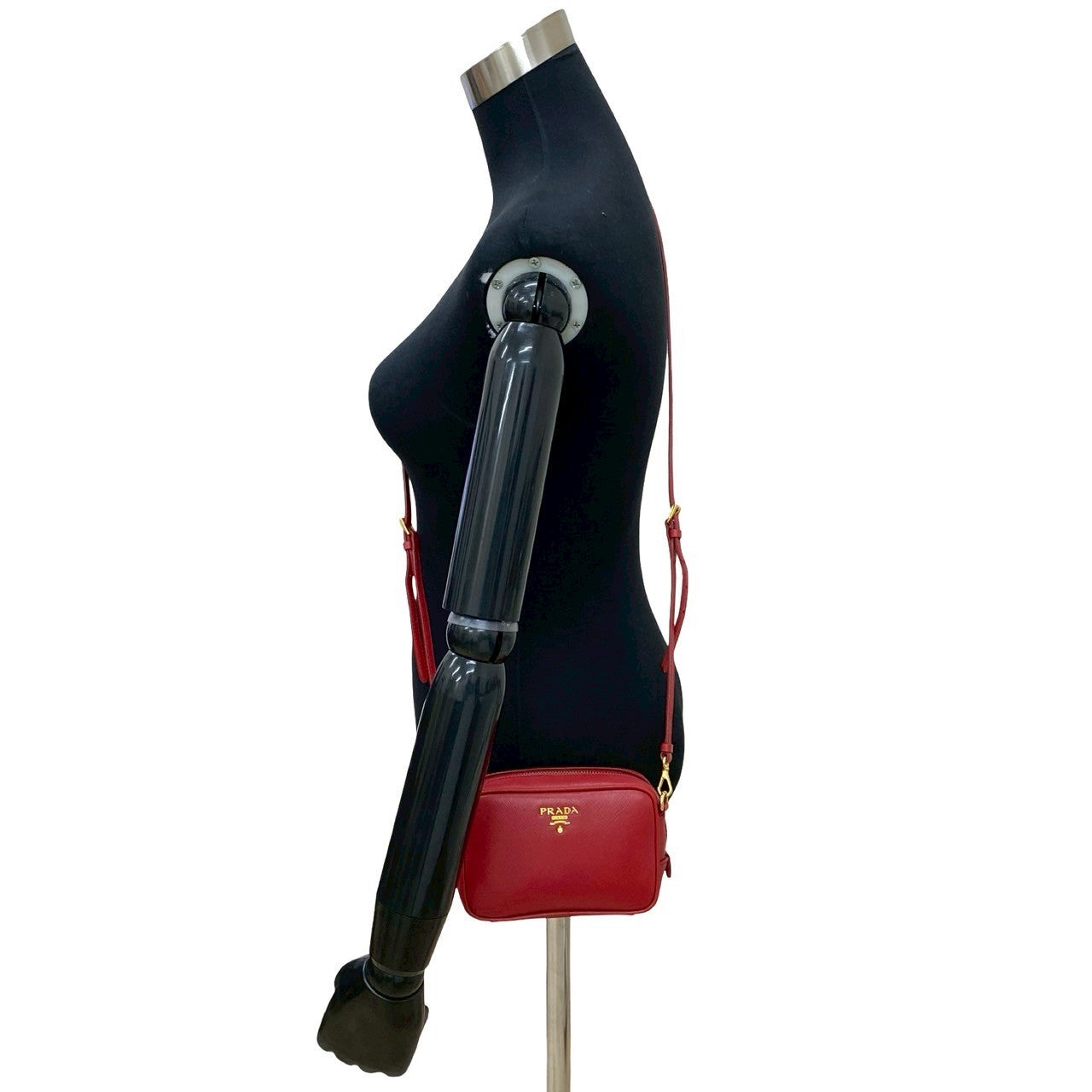 Prada Shoulder Bag Leather Saffiano Mini Mini Shoulder Bag