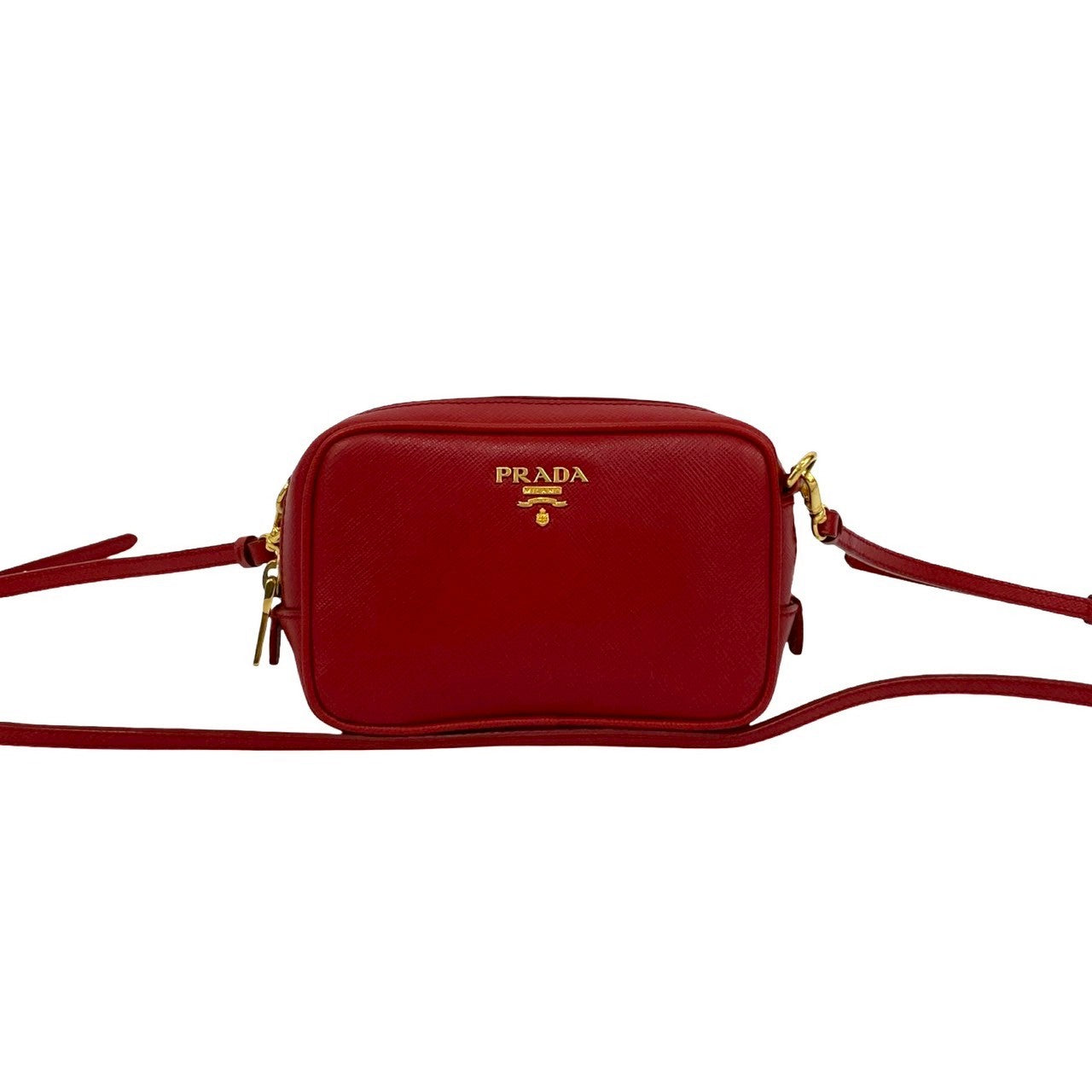 Prada Shoulder Bag Leather Saffiano Mini Mini Shoulder Bag