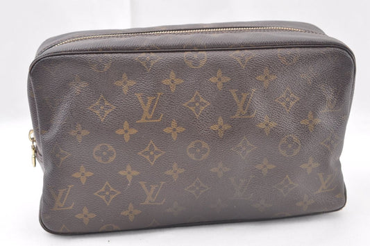 Louis Vuitton Trousse Toilette Clutch Hand Bag Monogram Clutch Bag