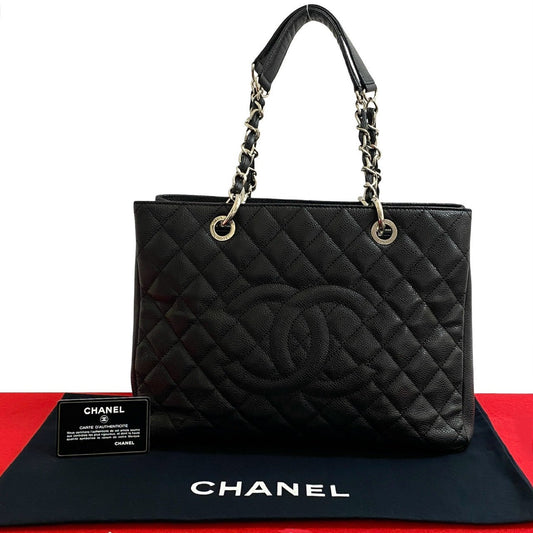 Matelasse Caviar Skin Tote Bag Polished