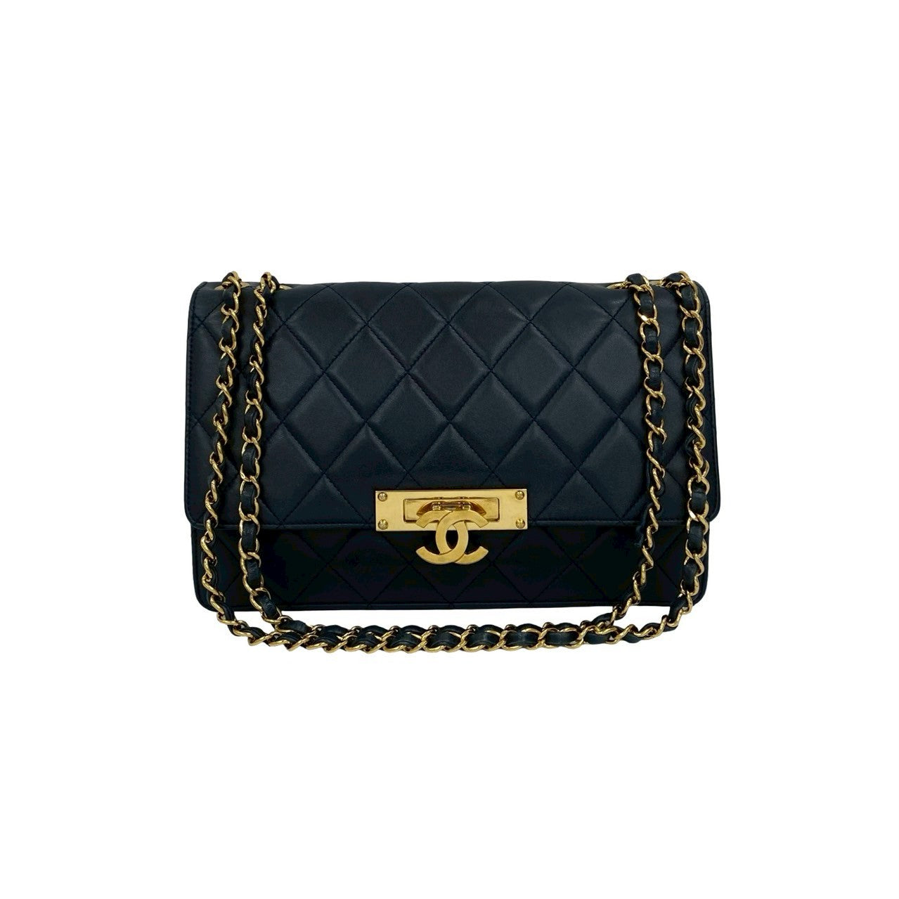 Matelasse Lambskin Shoulder Bag 162