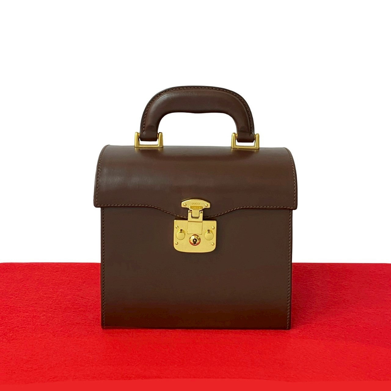 Gucci Lady Lock Handbag Leather Travel Bag Handbag 1