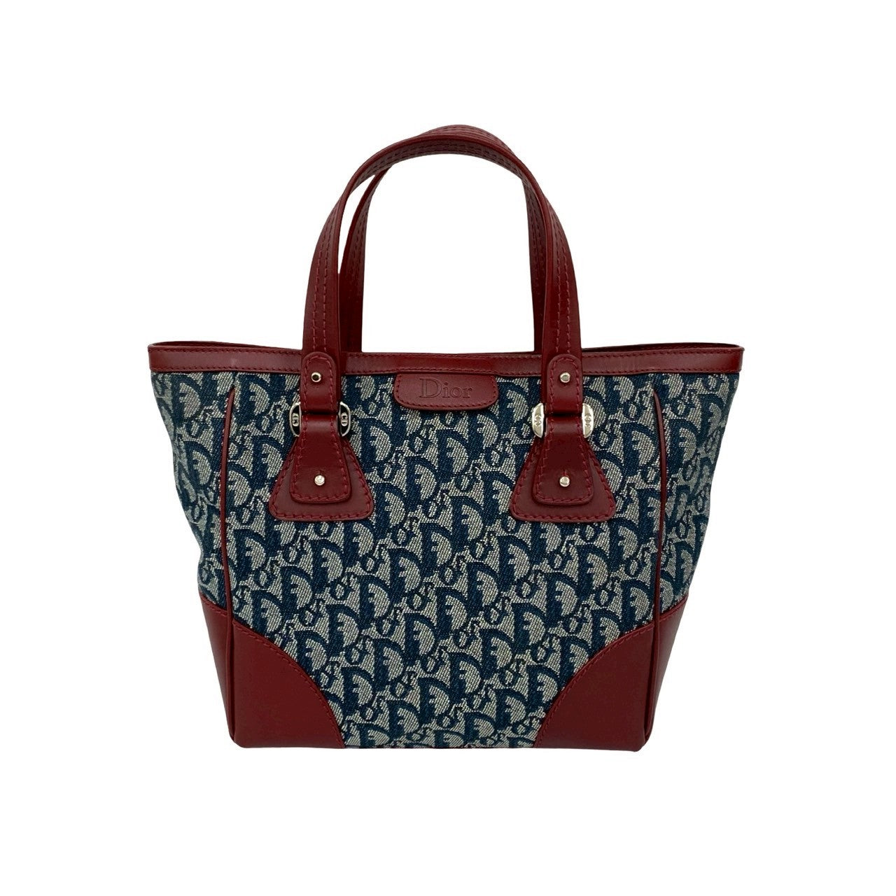 Dior Christian Trotter Handbag Leather Canvas Travel Bag Leather Handbag 4