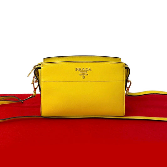 Prada Shoulder Bag Leather Saffiano Shoulder Bag 5