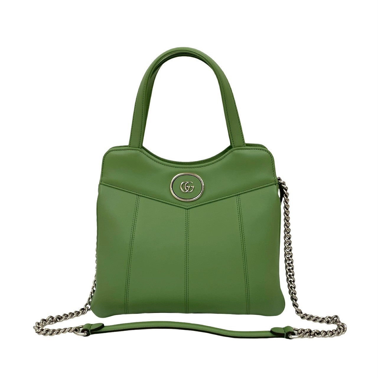 Gucci Petit 2Way Handbag Leather Travel Bag