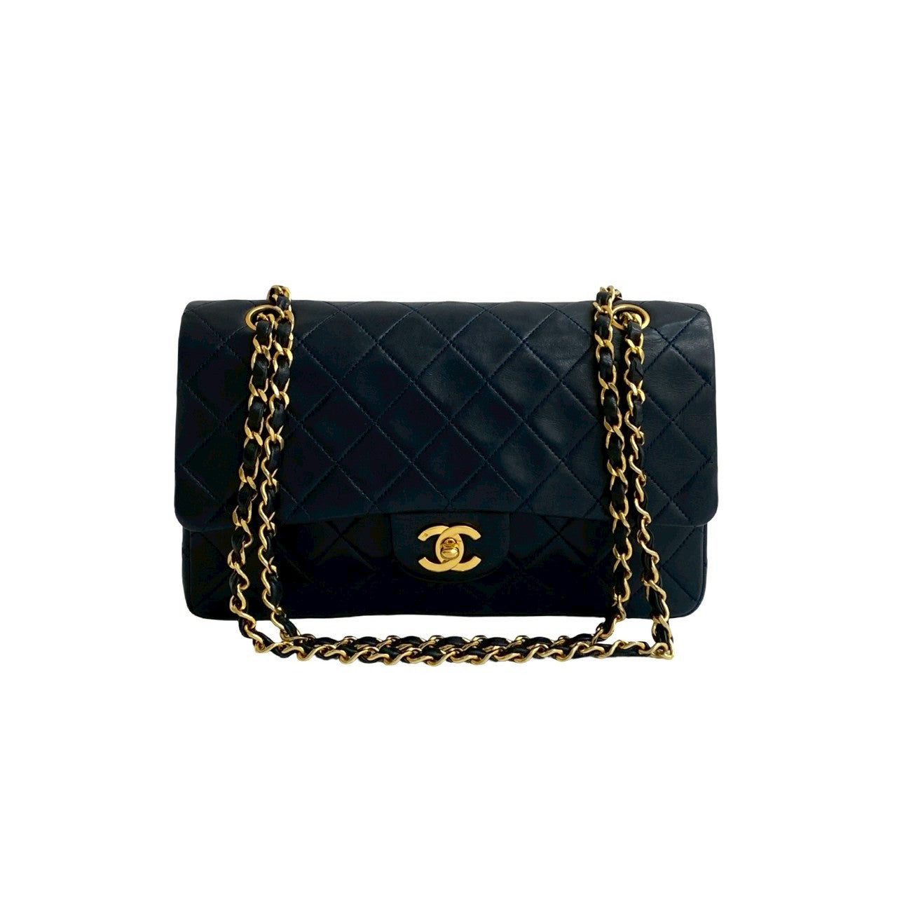 Matelasse Lambskin Shoulder Bag 100