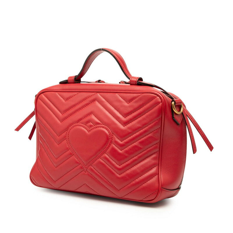 Gucci Marmont 2Way Bag Leather Travel Bag Bag 10