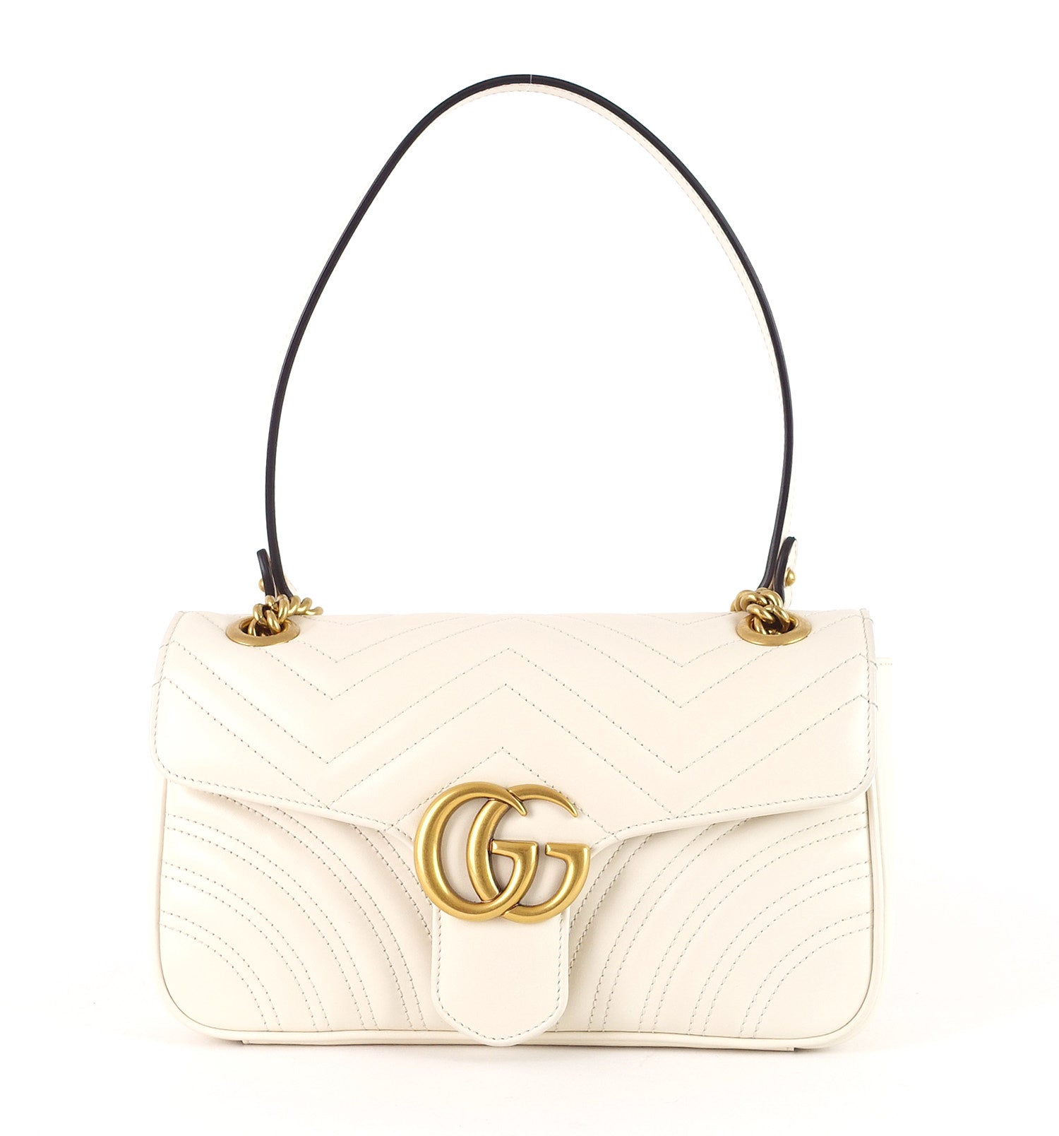 Gucci Marmont Chevron Bag Leather Matelasse Shoulder Bag Bag Oc272