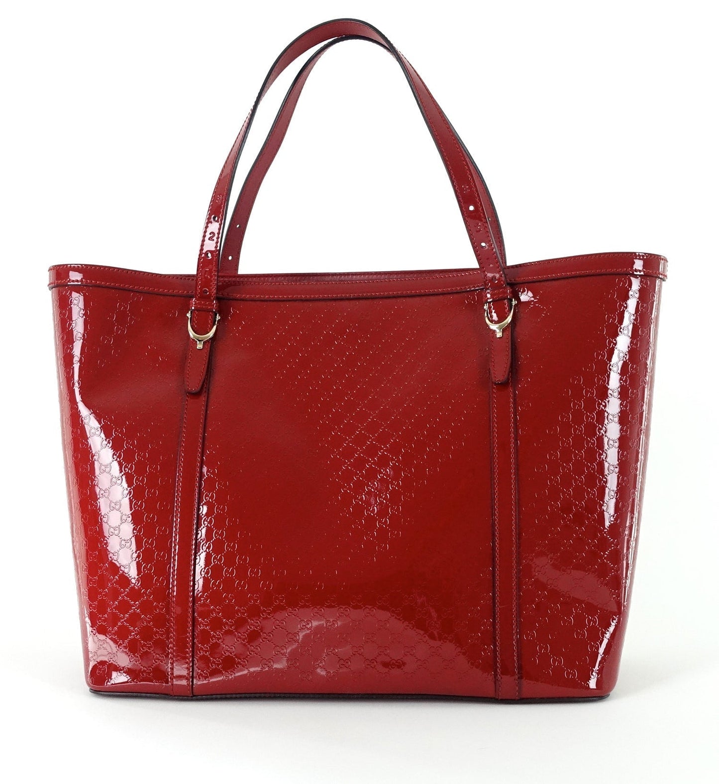 Gucci Nice ssima Patent Tote Bag Leather