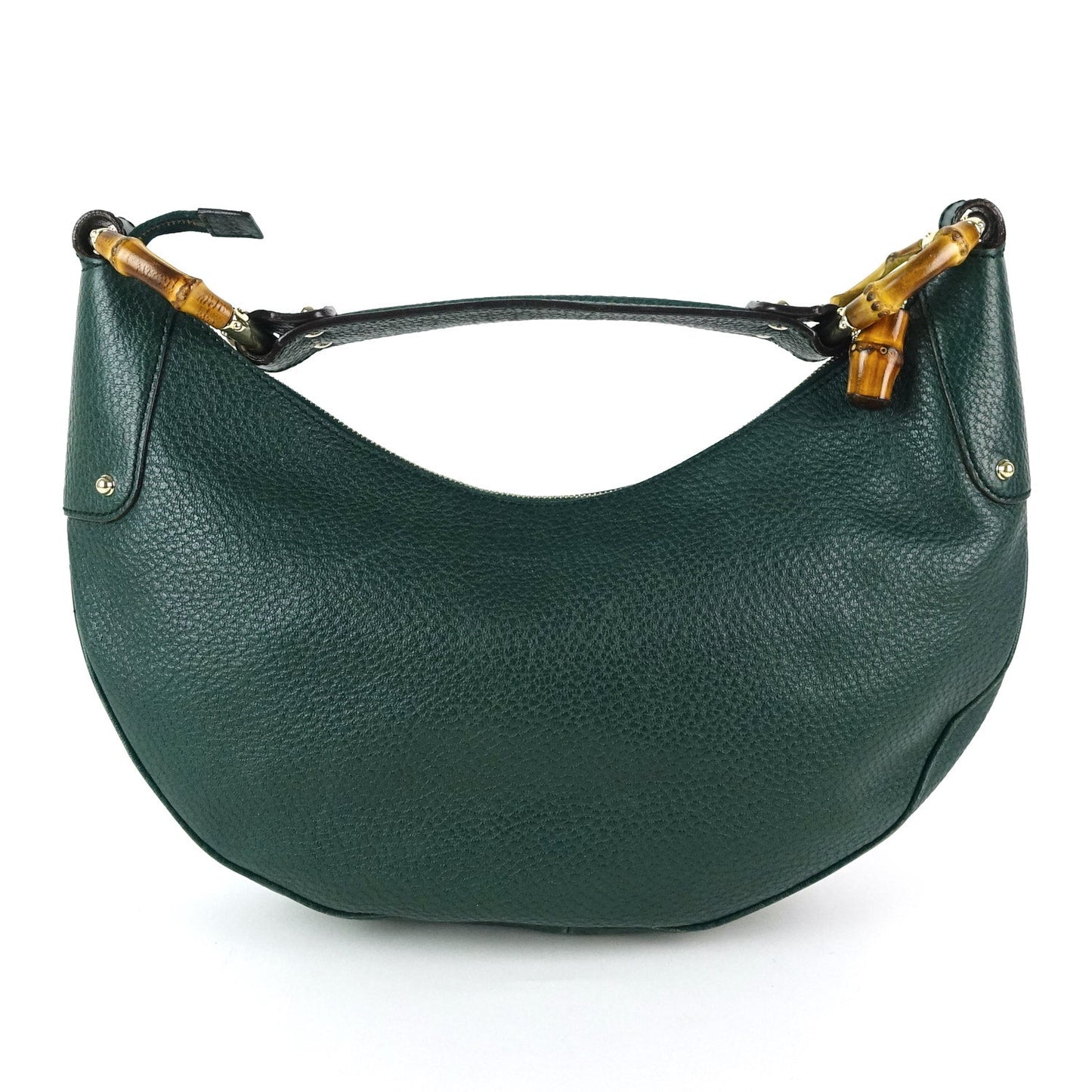Gucci Bamboo Ring Hobo Bag Leather Jewelry