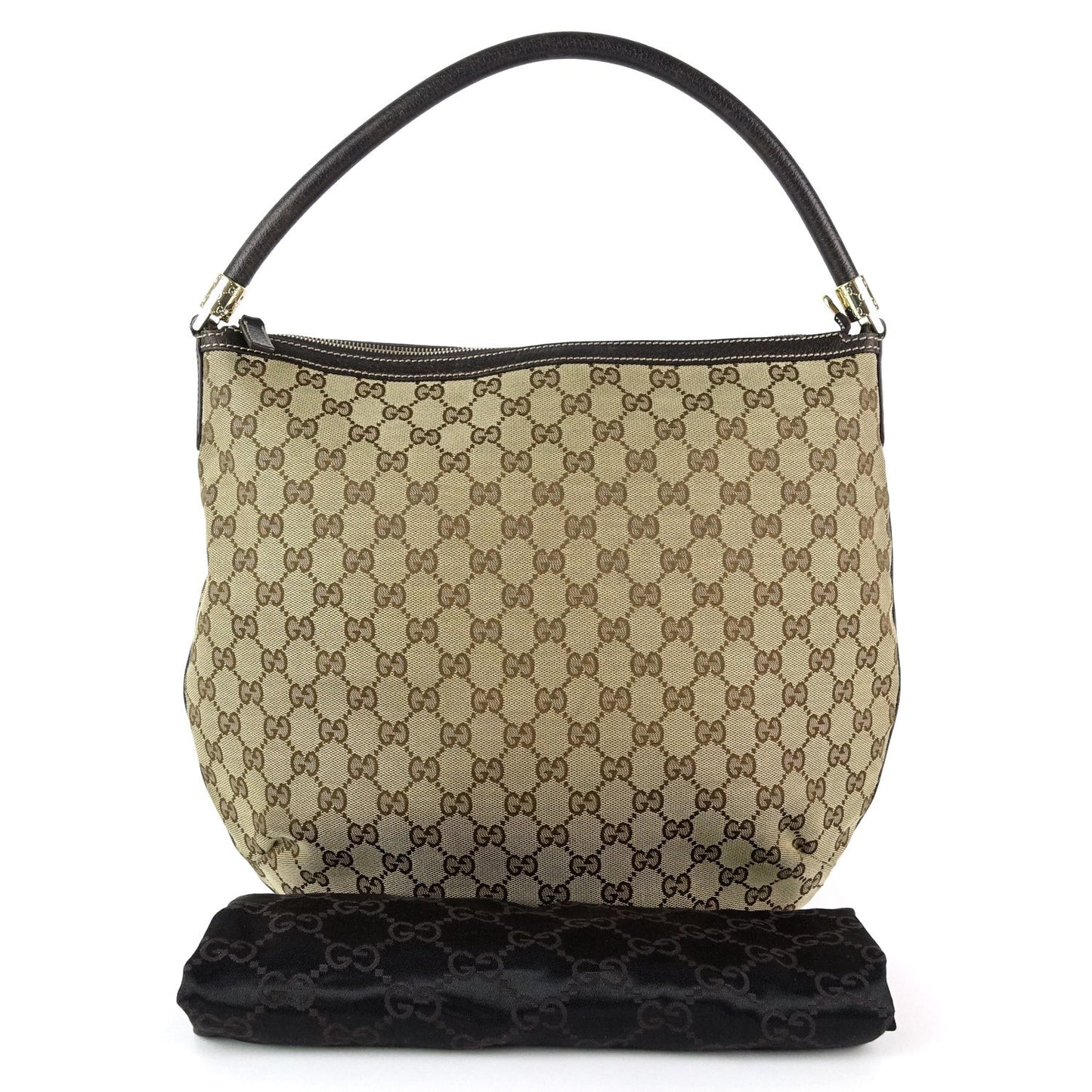 Gucci Hobo Bag Canvas Monogram Travel Bag Hobo Oc503