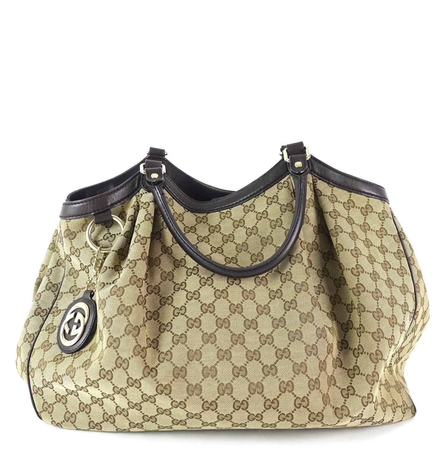 Gucci Sukey Tote Bag Canvas Monogram Tote Oc519