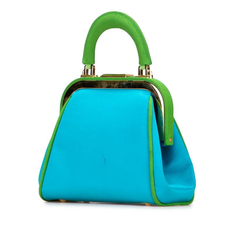 Dior 2Way Bag Canvas Satin Travel Bag
