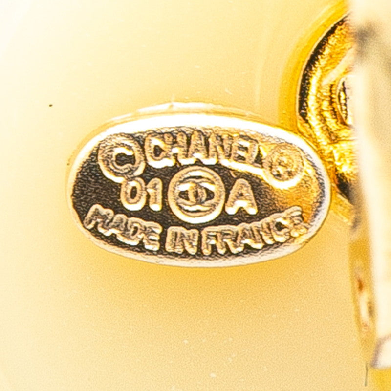 Chanel Gold Coco Mark Earrings Jewelry