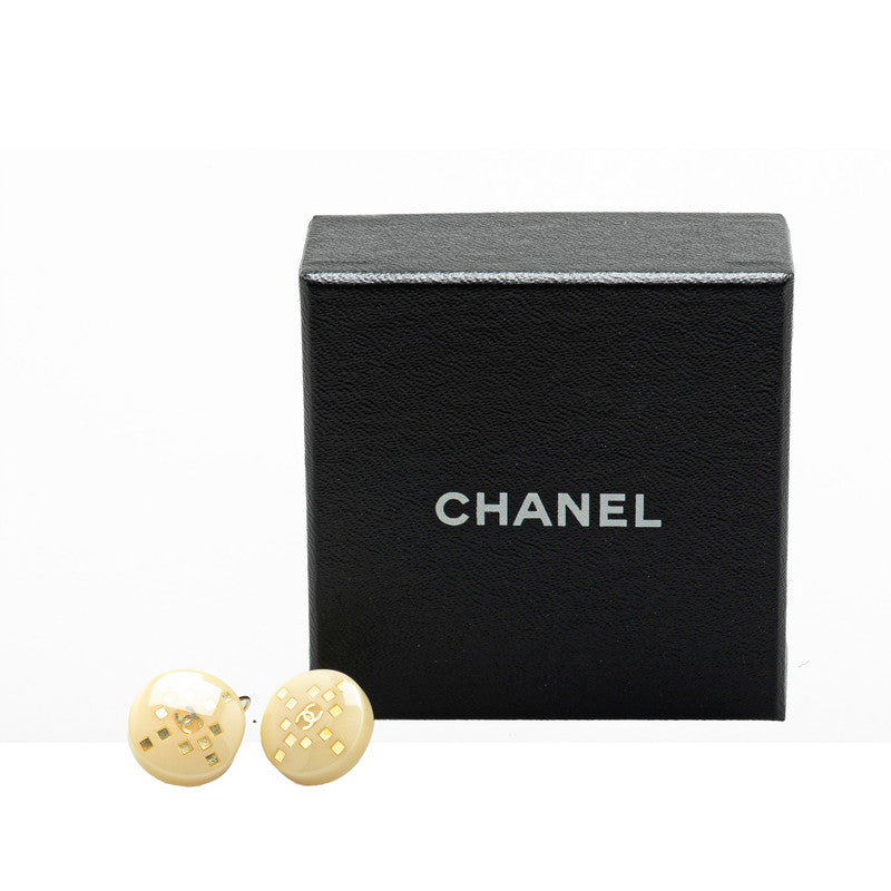 Chanel Gold Coco Mark Earrings Jewelry