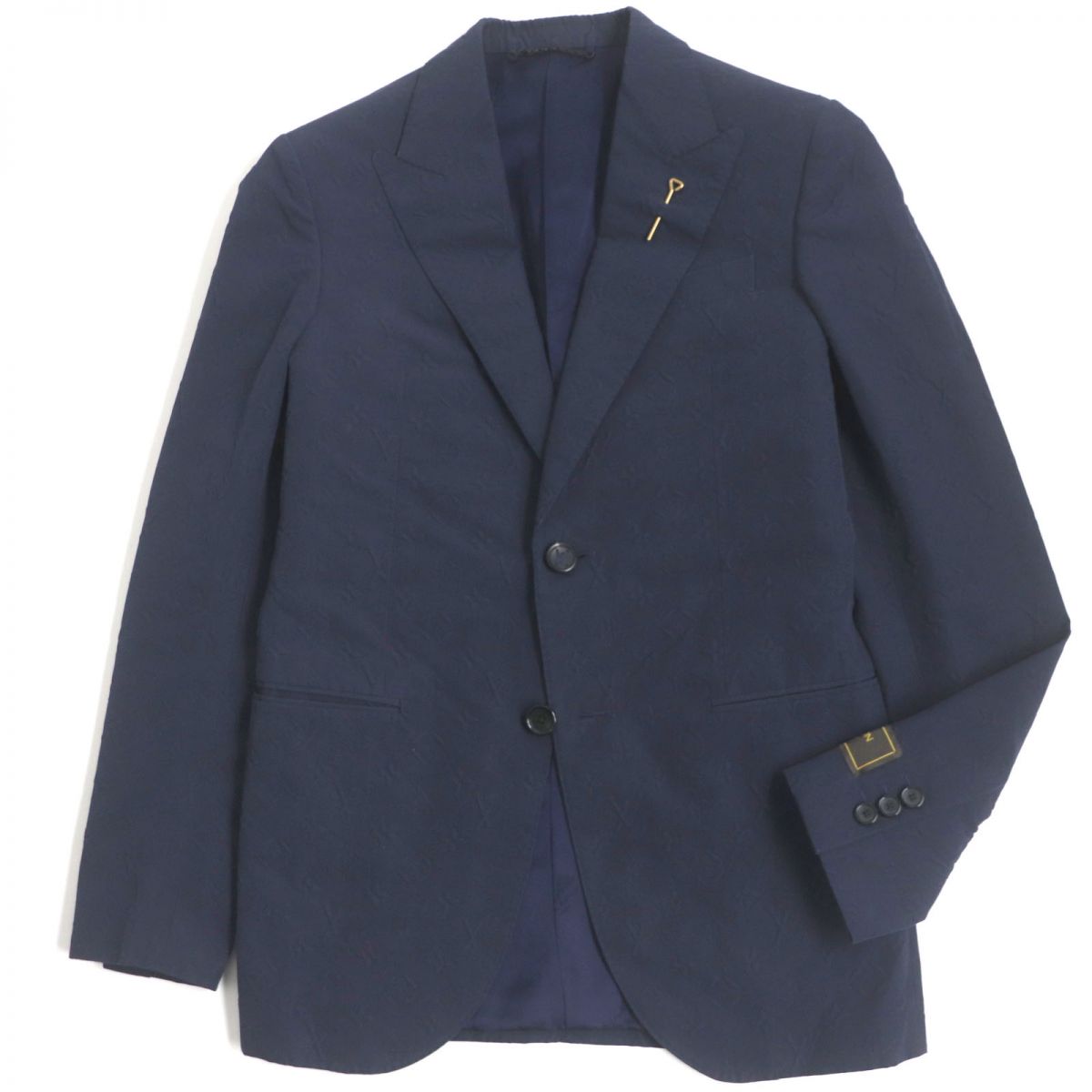 Louis Vuitton tailored jacket Nylon Cotton Navy Apparel