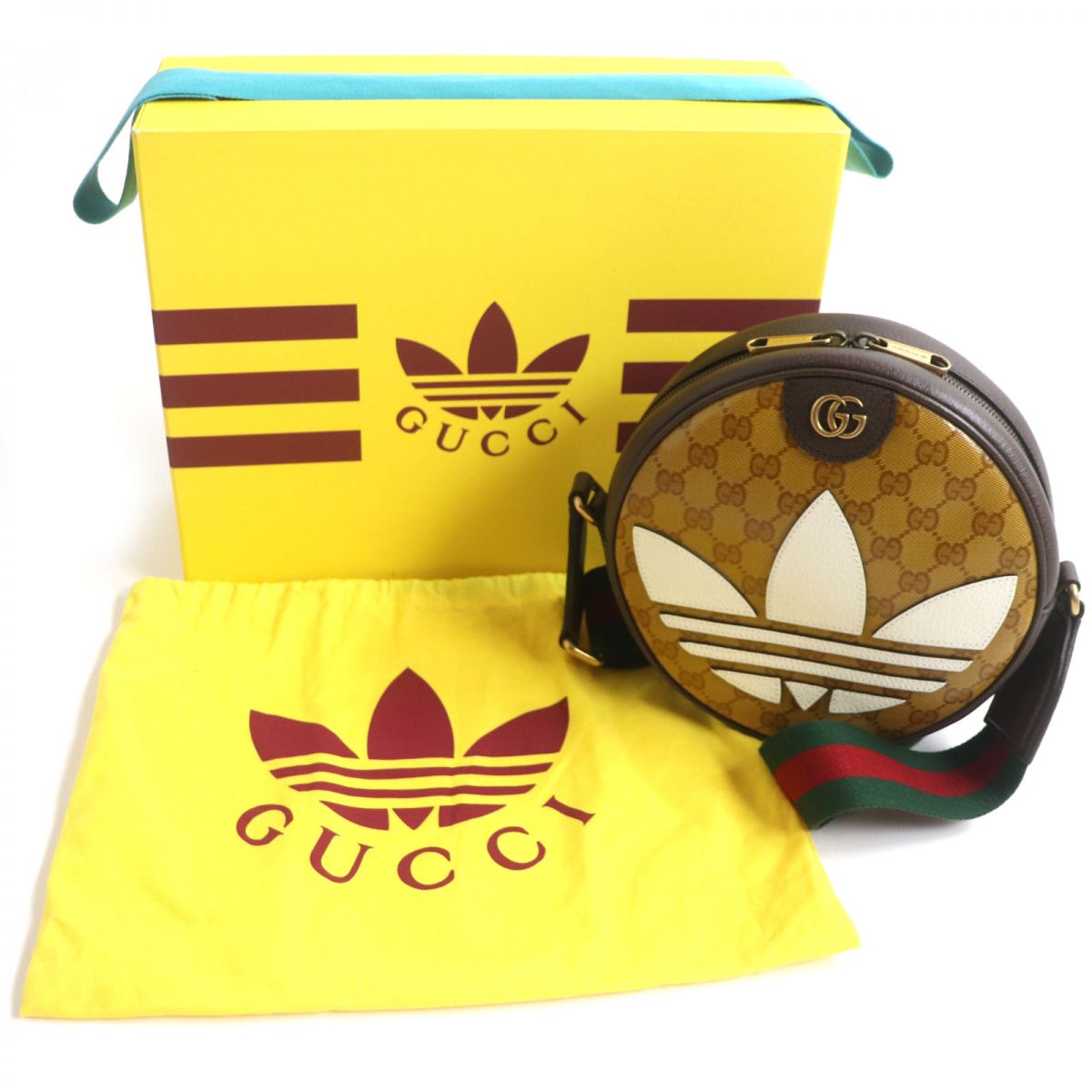 Gucci GG crystal Adidas x collaboration Canvas Multicolor Shoulder Bag