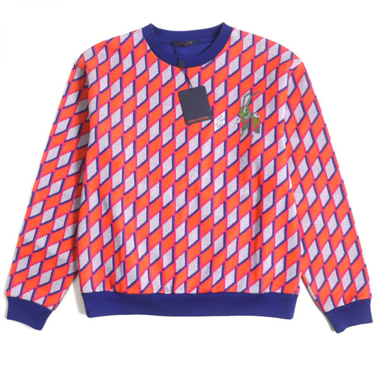 Louis Vuitton sweat Cotton Blue Orange Apparel P16 St31205