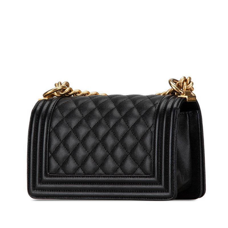 Chanel Boy Caviar 2way Shoulder Bag