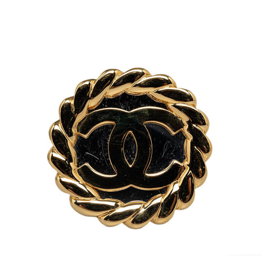 Chanel Coco Mark   Brooch Gold