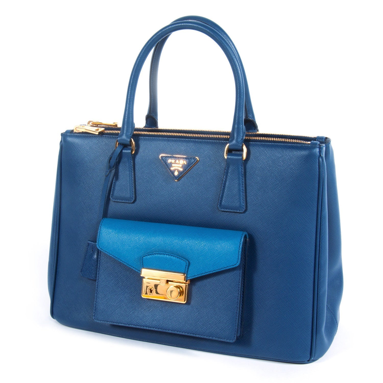 Prada Lux Tote Cargo Saffiano Tote Bag