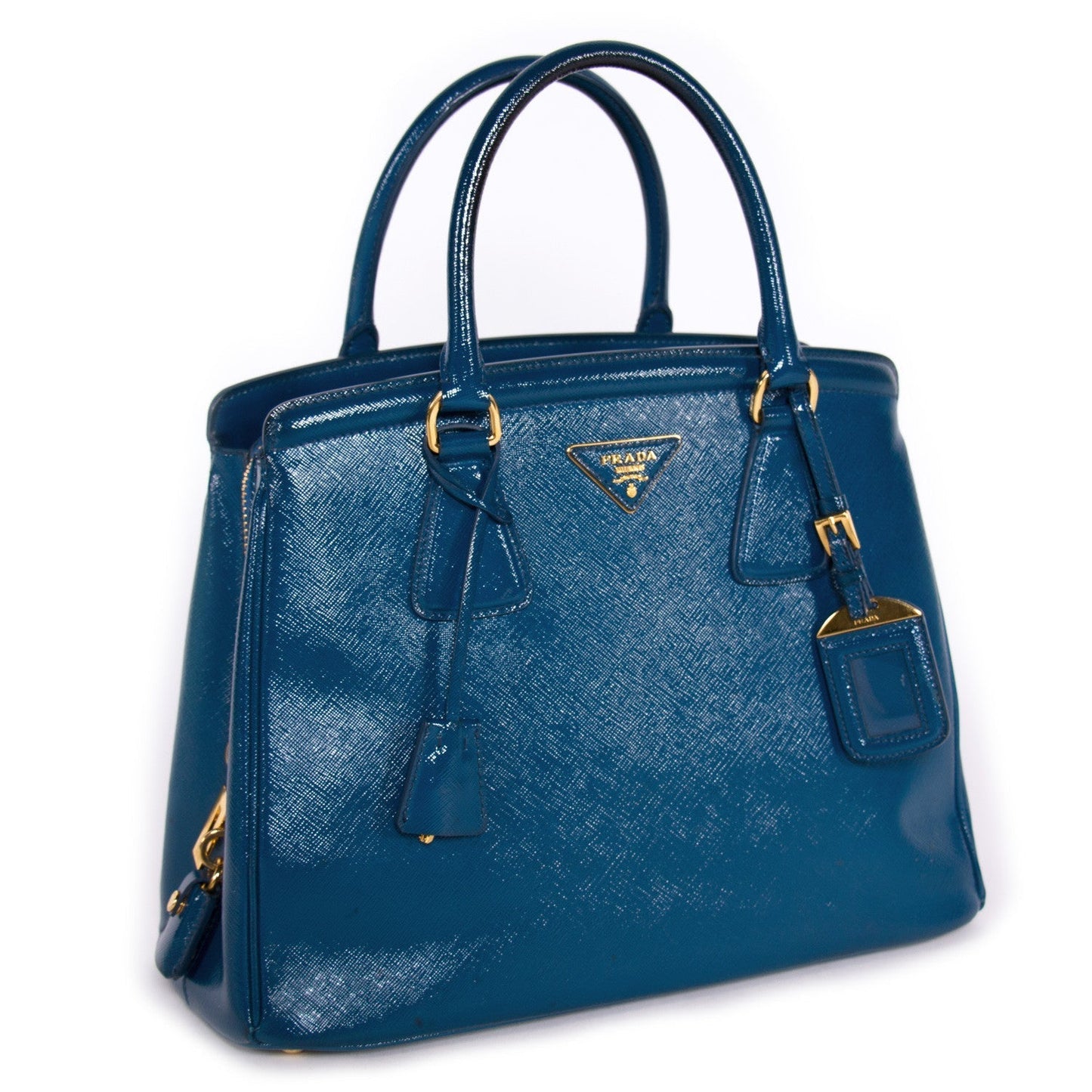 Prada Vernice Tote Saffiano Tote Bag