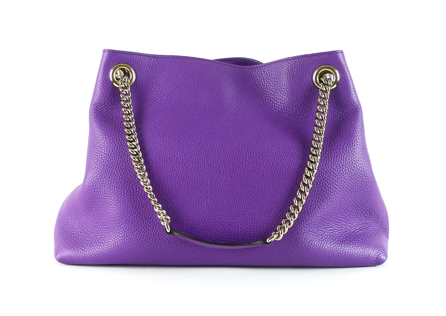 Gucci Soho Grained Shoulder Bag Leather